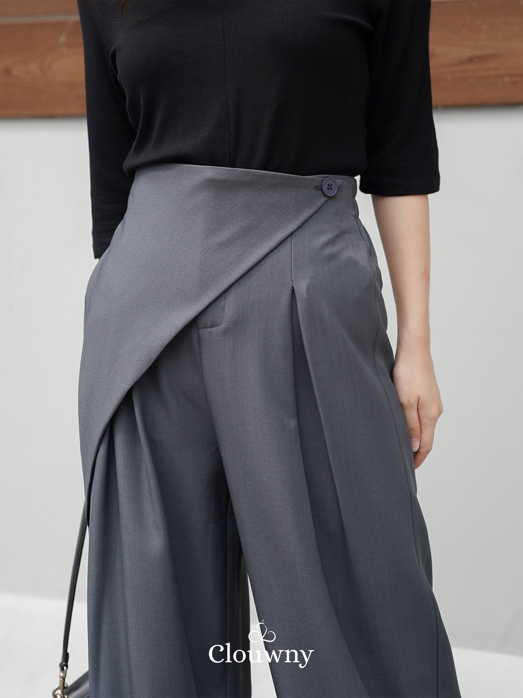 Maddy Cullote Pants - Grey